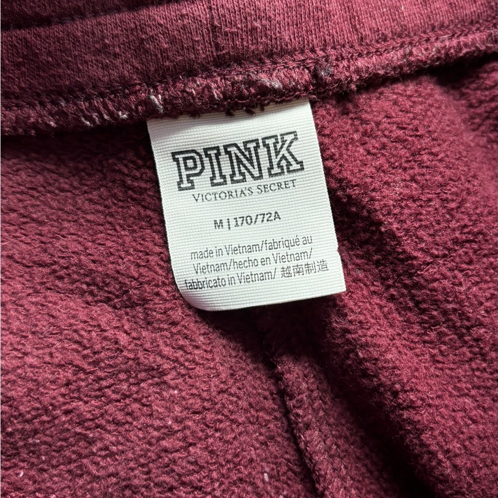 Victoria's Secret PINK Maroon sweat pants